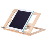 Wooden Support Stand for Books Tablets PC