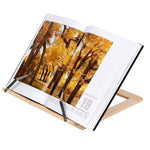 Wooden Support Stand for Books Tablets PC